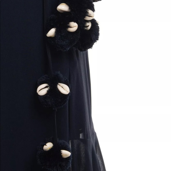 FIGUE • Crepe Flounce Skirt w/PomPoms • Sz 6 - Picture 6 of 6